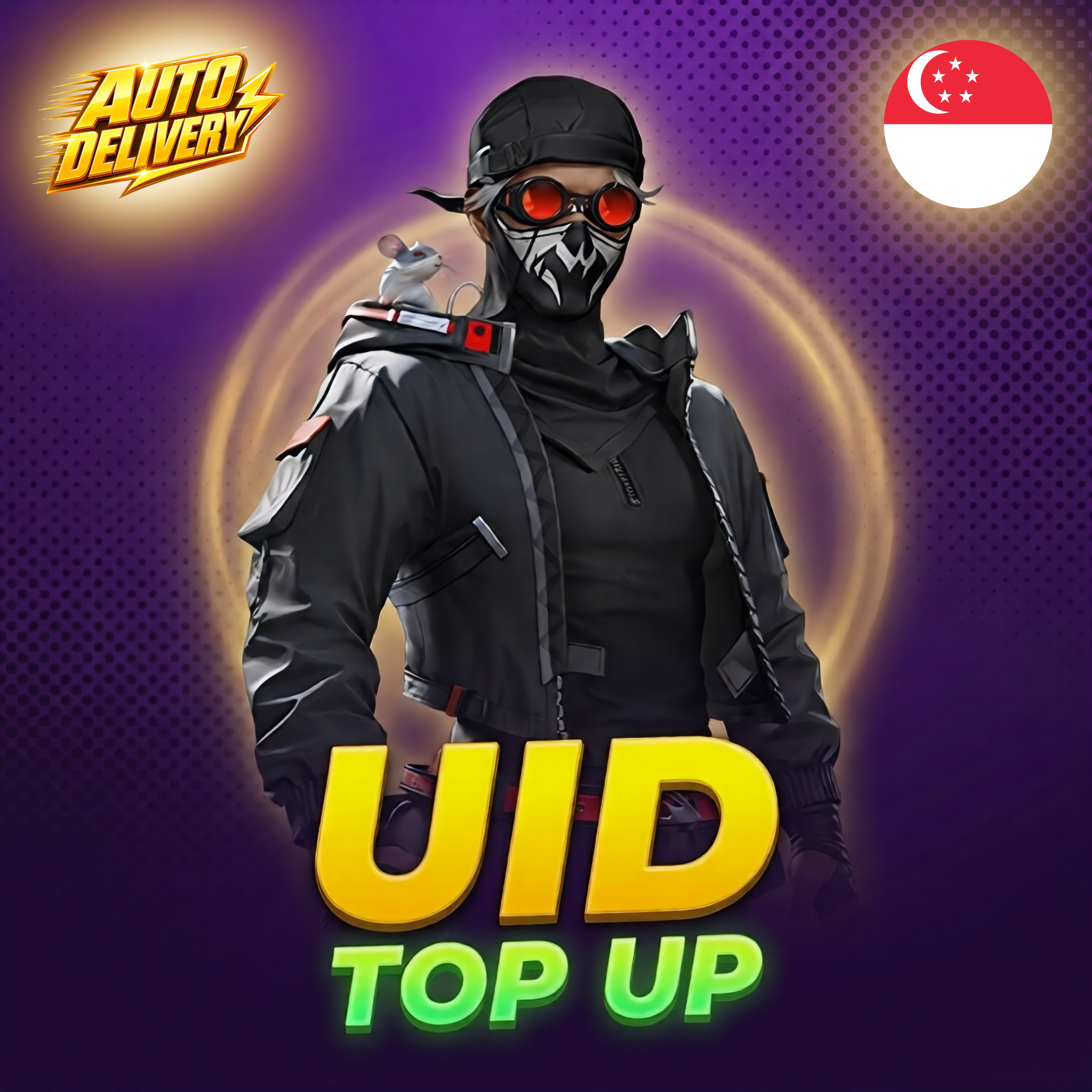 Free Fire Singapore server diamond top up via PayNow GrabPay