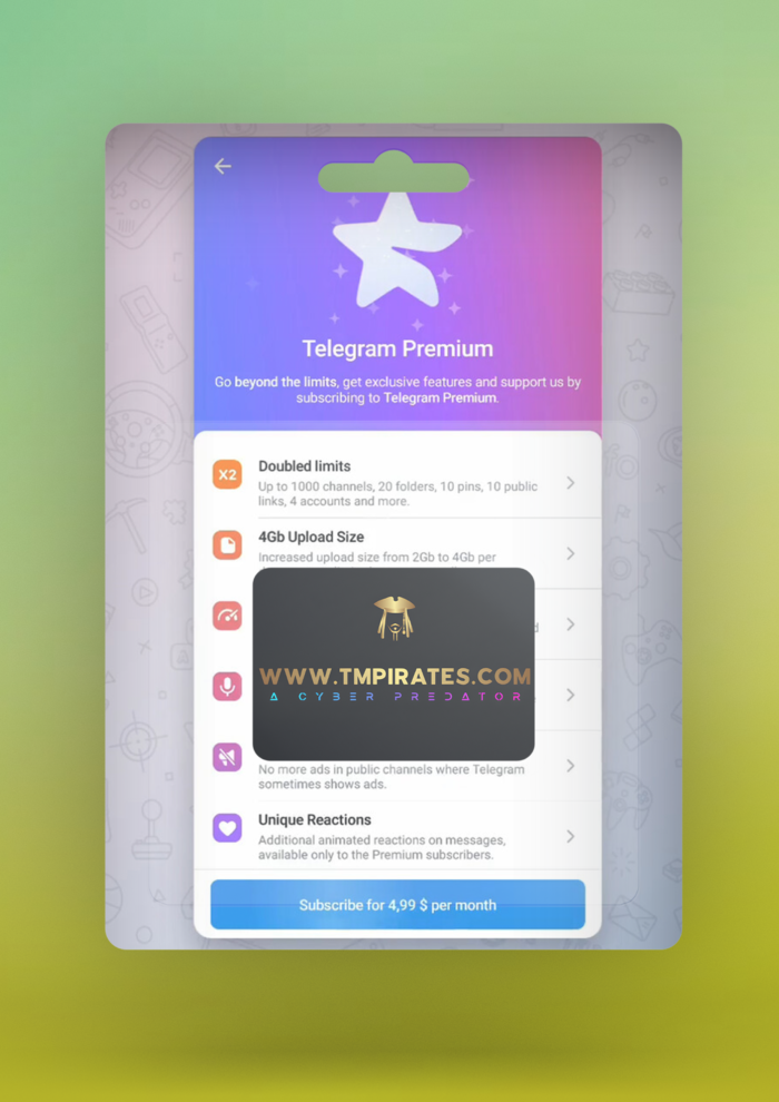 Telegram Premium Subscription